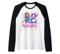 Disney Jr. Sofia the First My 2nd Wand-erful Birthday Party Maglia con Maniche Raglan