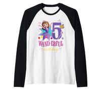 Disney Jr. Sofia the First My 5th Wand-erful Birthday Party Maglia con Maniche Raglan