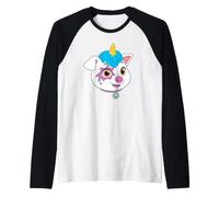 Disney Jr. Sofia the First Pepper Puppycorn Big Face Costume Maglia con Maniche Raglan