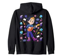 Disney Jr. Sofia the First Prince Zane Big Pose Collage Felpa con Cappuccio