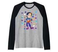Disney Jr. Sofia the First Prince Zane Big Pose Collage Maglia con Maniche Raglan