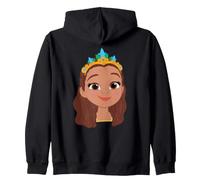 Disney Jr. Sofia the First Princess Camila Big Face Costume Felpa con Cappuccio