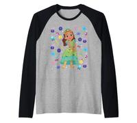 Disney Jr. Sofia the First Princess Camila Big Pose Collage Maglia con Maniche Raglan
