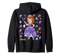 Disney Jr. Sofia the First Princess Sofia Big Pose Collage Felpa con Cappuccio