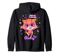Disney Jr. SuperKitties Ginny Paws Claws Out Big Pose Kids' Felpa con Cappuccio
