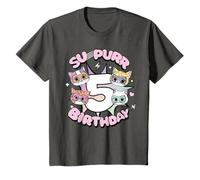 Disney Jr. SuperKitties Su-Purr 5th Fifth Birthday Gift Maglietta