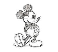 Disney Junior Mickey Mouse 60 x 80 cm - per letto singolo di Holly Sinkule Tela stampa