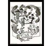 Disney Junior Steamboat Willie - Memorabilia a vapore, multicolore, 30 x 40 cm