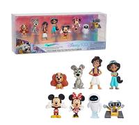 Just Play Disney100 Years of Love Celebration Collection Limited Edition - Set di 8 statuine per bambini dai 3 anni in su