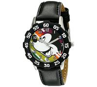 Disney Kids' W001973 Mickey Mouse Analog Display Analog Quartz Black Watch