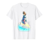 Disney Kingdom Hearts Sora Beach Sketch Maglietta
