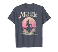 Disney La Sirenetta Ariel Rock Moon Silhouette T-Shirt Maglietta, Uomo, Pervinca, 4XL
