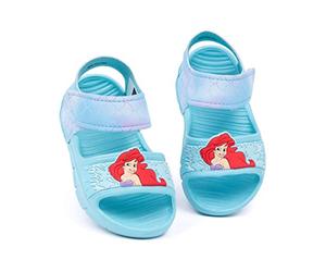 Disney La Sirenetta Ariel Sandali Bambina Bambini | Cursori blu per bambini con cinturino di supporto | Scarpe estive