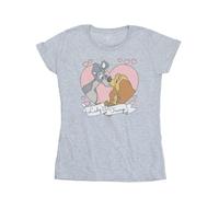 Disney Lady And The Tramp Maglietta Amore Donna (BI14921)