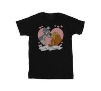 Disney Lady And The Tramp Maglietta Ampia Amore Donna (BI16811)
