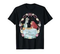 Disney Lady and the Tramp Valentine's Day Spaghetti Kiss Maglietta