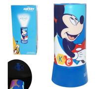 Disney Lampada con Proiettore Topolino Luce Notturna 2 in 1 con Luci a LED Colorate Funziona a Batterie