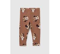 DISNEY, Leggings Da Bambina In Cotone Elasticizzato Marroni Slim Fit, Marrone, Taglia: 12-18