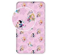 Disney Lenzuolo singolo in cotone Princess