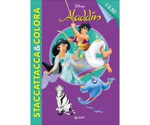 Disney Libri GNT22641 Staccattacca & Colora - Aladdin