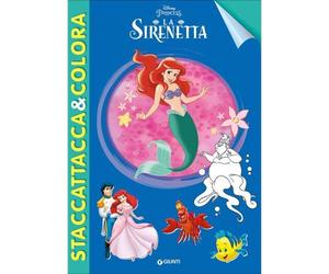 Disney Libri GNTW03057 Staccattacca & Colora - La Sirenetta