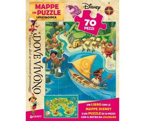 Disney Libri GNTW0658A Leggi & Gioca - Mappe in Puzzle: Vaiana