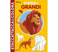Disney Libri GNTW0747A Staccattacca & Colora - Disney Animali Grandi
