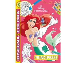 Disney Libri GNTW0761A Disegna & Colora - Principesse Disney