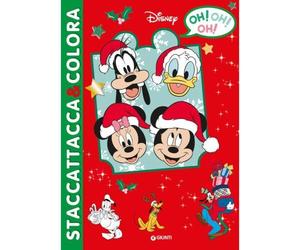 Disney Libri GNTW0901A Staccattacca & Colora - Disney Natale Oh Oh Oh