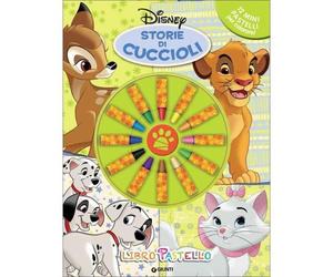 Disney Libri GNTW0929A Libro Pastello - Storie di Cuccioli