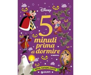 Disney Libri GNTW1047A 5 Minuti Prima di Dormire - Brividi, Fantasmi e Zucche