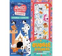 Disney Libri GNTW1051A Amici a 4 Zampe Bubble Stickers
