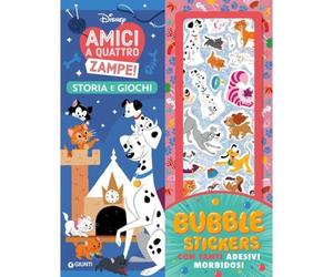 Disney Libri GNTW1051A Amici a 4 Zampe Bubble Stickers