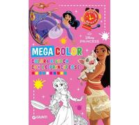 Disney Libri GNTW1161A Mega Color - Colora e Gioca con le Principesse Disney