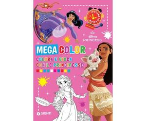 Disney Libri GNTW1161A Mega Color - Colora e Gioca con le Principesse Disney