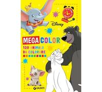 Disney Libri GNTW1162A Mega Color - 100 Animali da Colorare