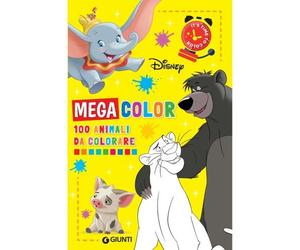 Disney Libri GNTW1162A Mega Color - 100 Animali da Colorare