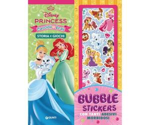 Disney Libri GNTW1174A Principesse e Cuccioli - Adesivi Morbidi