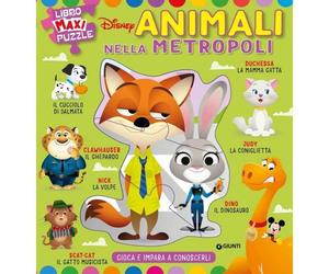 Disney Libri GNTW1178A Zootropolis Animali - Maxi Puzzle
