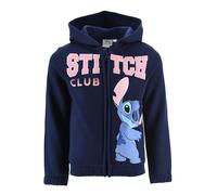 Disney Lilo e Stitch, Felpa, Ragazza, Blu marino, 4 anni