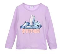 Disney Lilo And Stitch Bambina Maglietta a Maniche Lunga (Viola,4 Anni)