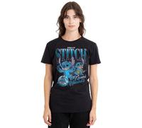 Disney Lilo And Stitch Homage Ladies T Shirt, Black, Nero, M Donna
