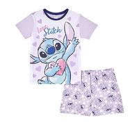 Disney Lilo And Stitch - Pigiama Corto da Bambina, dai 5 ai 15 Anni 14-15 Anni
