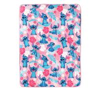 Disney Lilo and Stitch Plaid Morbido in Peluche 100 x 150 cm - Accogliente, Caldo e Perfetto per Bambini o Adulti - Design Stitch