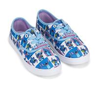 Disney Lilo and Stitch - Scarpe da donna classiche Lilo e Stitch con lacci in tela Lilo e Stitch, Blu, 42 EU