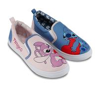 Disney Lilo And Stitch - Scarpe da Donna Classiche Lilo e Stitch, Senza Lacci, in Tela, Azzurro Chiaro, 42 EU
