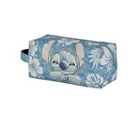 Disney Lilo e Stitch Aloha-Borsa da Toilette da Viaggio Brick Plus, Blu, 25 x 12 cm