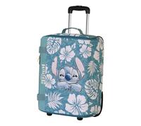Disney Lilo e Stitch Aloha-Valigia da Cabina Pieghevole, Blu, 20 x 40 x 55 cm, Capacità 44 L