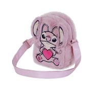 Disney Lilo e Stitch Angel Heart-Borsa a Tracolla Action Plush, Rosa