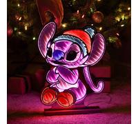 ©Disney Lilo E Stitch Angel Luce 3D Infinity 40Cm LED Decorazione Natalizia